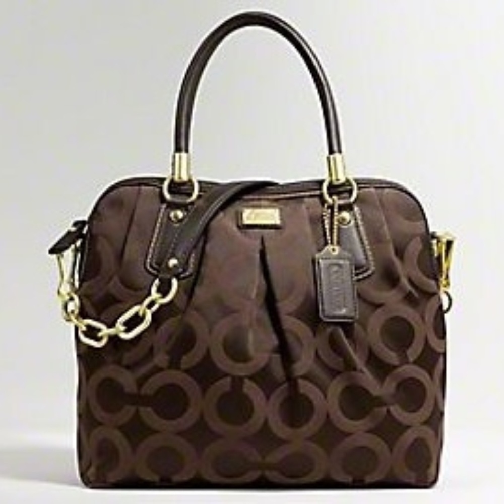 Coach Kristen Pleated Satchel (Large Bag)